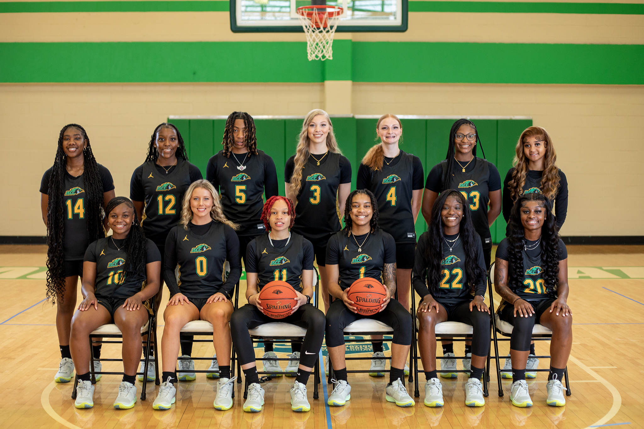 Green Jay Women's Basketball Team Photo