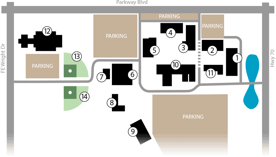 JSCC Campus Map