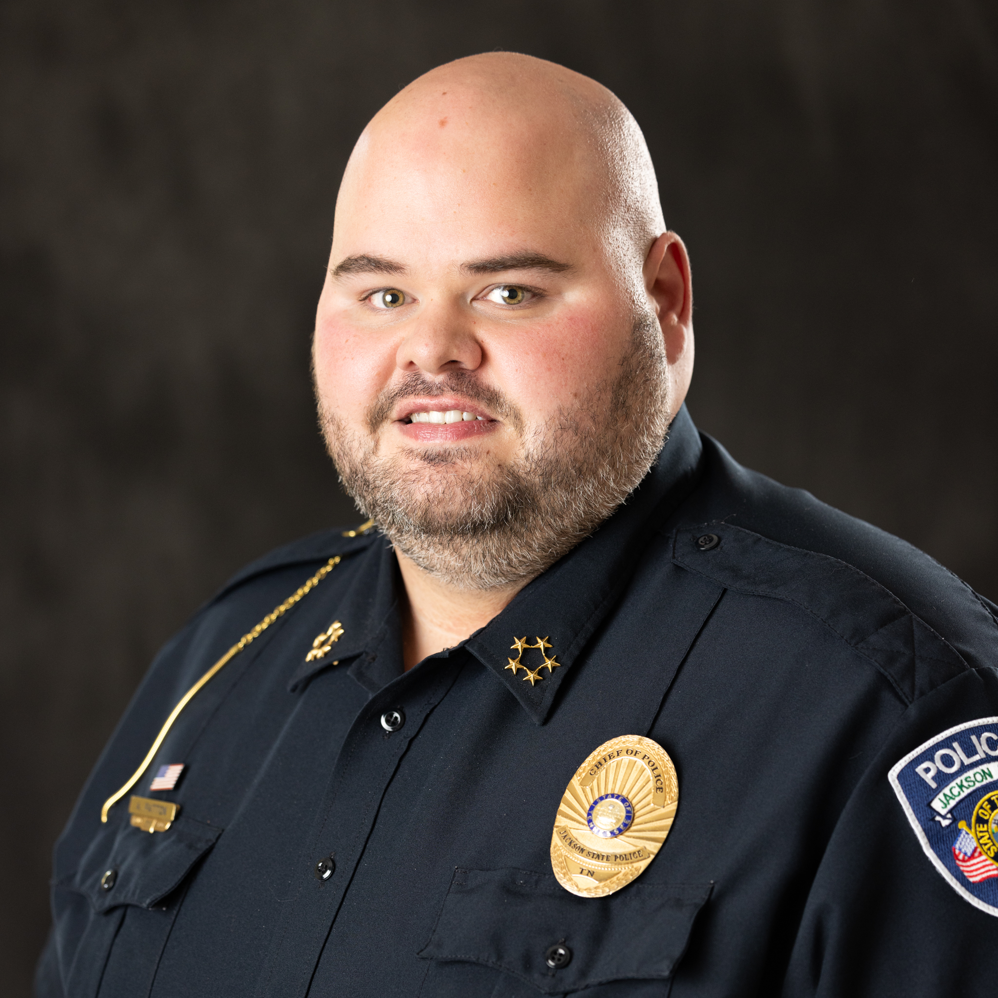 Headshot of Aaron Patton, Police Chief of Jackson State Community College Police Department