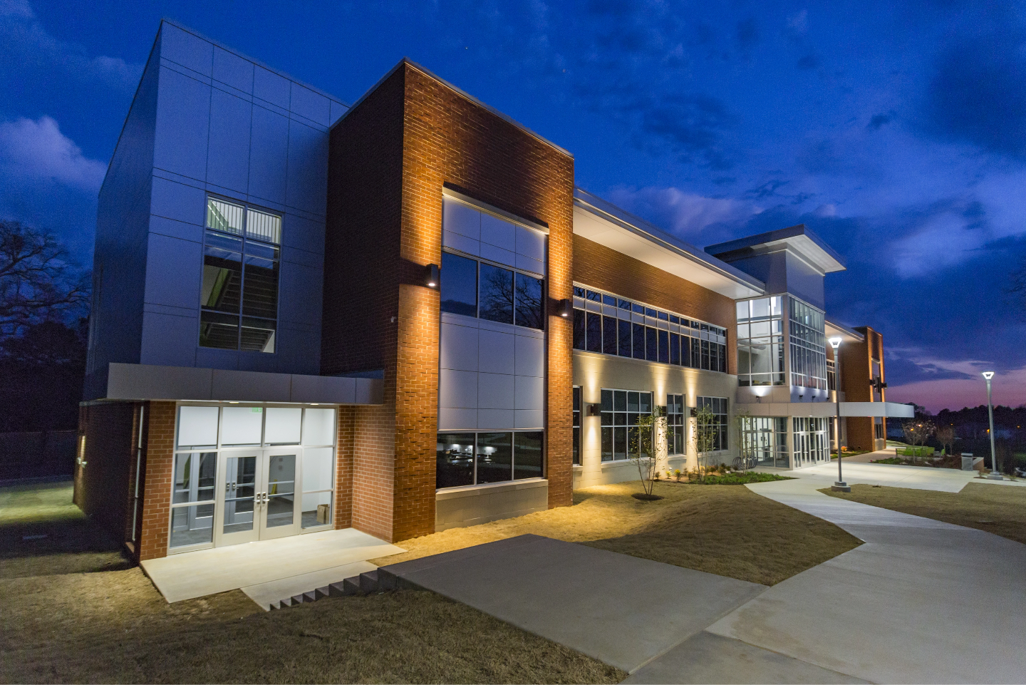 Exterior of college building